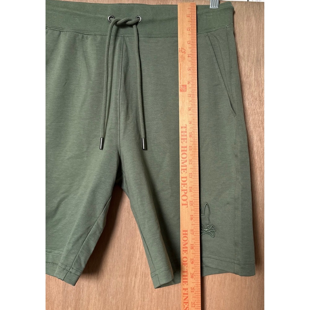 Psycho Bunny Mens Levanzo French Terry Sweatshorts Green Size S NEW B6R578F200 - Picture 10 of 11